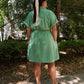 🎁 Hot Sale 49% OFF 🔥Women's Zipper Short Sleeve Dress with Pockets