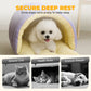 🐈Warmth Cozy Comfort  Plush Pet Cave