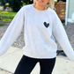 🎁 Hot Sale 49% OFF 🔥Women's Casual Heart Print Sweatshirt