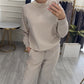 ⏳Time-Limited Special⏰Women's Fashion Round Neck Tops ＆ Pants 2-Piece Set