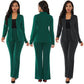 🎁 Hot Sale 49% OFF 🔥Women's Business Solid Blazer ＆ Pants 2-Piece Set