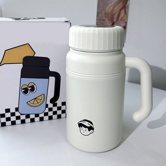 🔥LAST DAY SALE 49% OFF🔥 1000ML Stainless Steel Insulated Cup with Handle ✋ | Double-Wall Insulation ☕❄️ | Select Your Inner Wall Coating