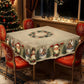 🎁Black Friday Mega Offer🎄Christmas Tablecloth – Festive Table Decoration for Christmas & Holidays, Washable