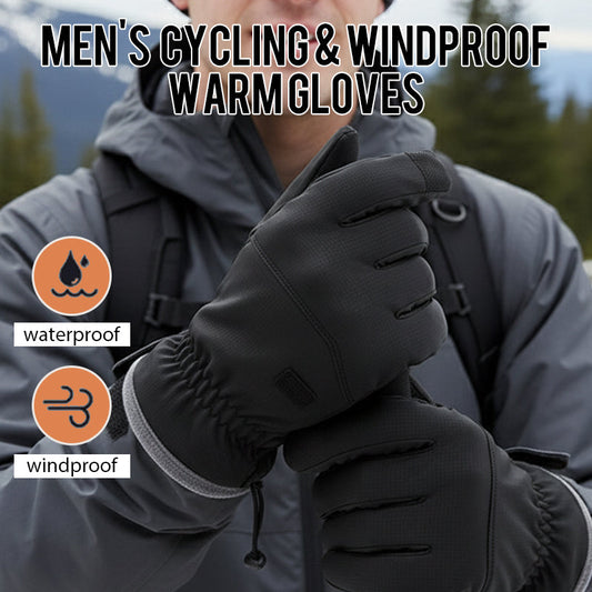 ❄️Men's Cycling & Windproof Warm Gloves