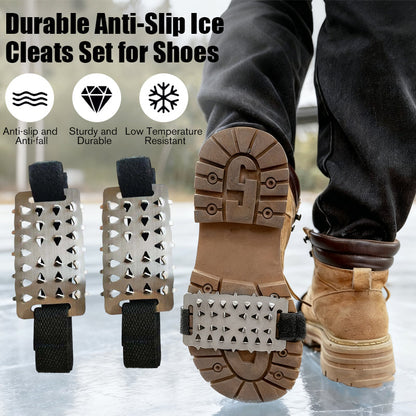 🔥Durable Anti-Slip Ice Cleats Set for Shoes