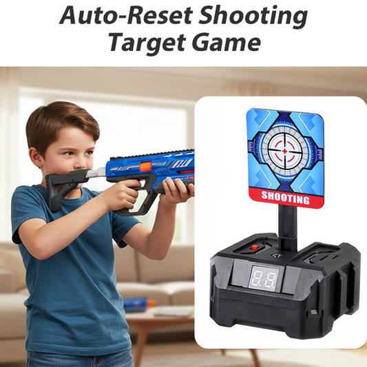 🎁Electric Auto-Reset Shooting Target Game With Moving Rail