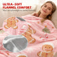 🎁Christmas Theme Printed Flannel Throw Blanket