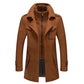 Men's Winter Business Tweed Coat – Warm Wool Tweed Fabric, Elegant for Cold-Weather Office & Events