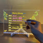 ✨ LIMITED-TIME 50% OFF! Erasable Light-Up Acrylic Drawing Board with Stand, DIY Transparent LED Message Sign