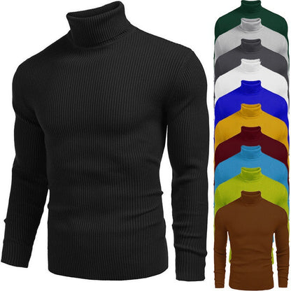 🔈🔈49% OFF🔥Winter Men's Knitted Turtleneck Slim Sweater