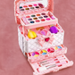 💥Black Friday Storm!🎁💅[Kids Play Makeup Kit with Case]✨Direct 50% Off -Water-Soluble Safe Cosmetics for Girls, Creative Dress Up Toy!💖💧 Grab It Now or Regret Later!⏰