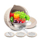 ✨ 4 in 1 Colander with Mixing Bowl Set.