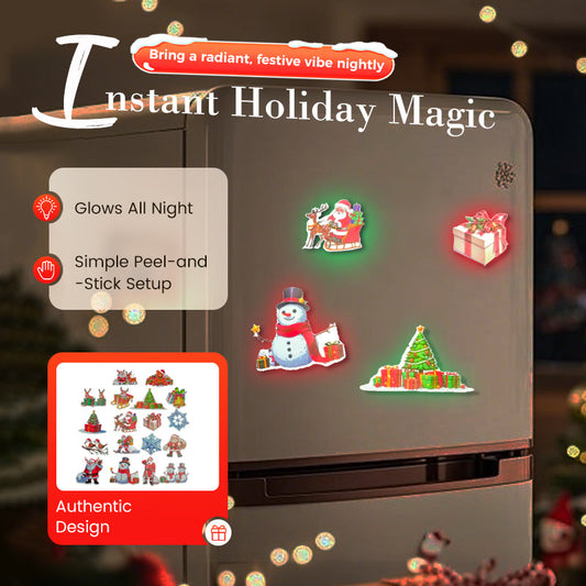 📢📢50 % OFF !!⏰⏰Luminous Christmas Wall Stickers Set