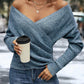 🔥Black Friday Sale 49% OFF🔥Women's Elegant Casual V-Neck Knit Top