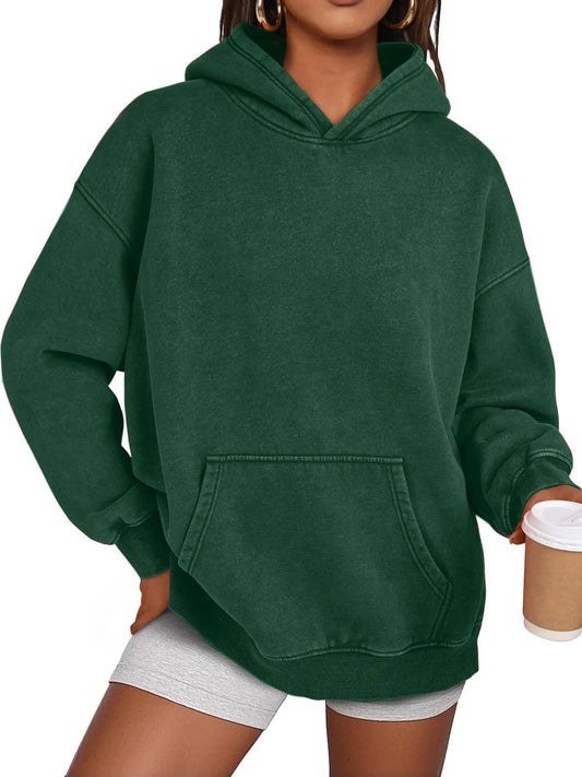 🔥LAST DAY SALE 50% OFF!!🎁Womens Acid Wash Hoodie Oversized Long Sleeve Fall Fashion Sweatshirts