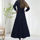 📢📢60 % OFF !!🎅Women’s Elastic High Waisted Thick Long Skirt