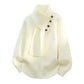 Men's Casual Ribbed Sweater with Detachable Scarf