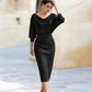 🌟💃Women’s Elegant Waist-Cinching Slimming Dress | Elegant Fit & Figure-Flattering Silhouette✨