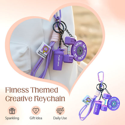 🎁 Hot Sale 49% OFF 🔥Creative Fitness Themed Keychain