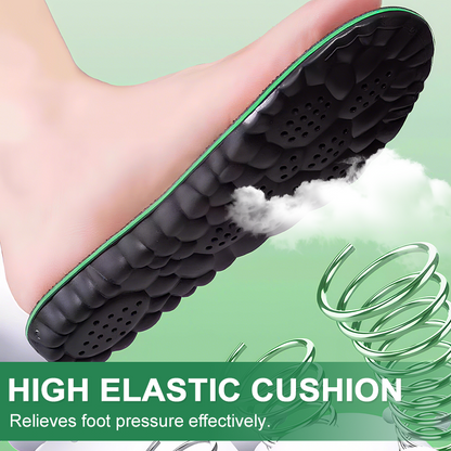 Breathable insoles with shock absorption