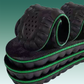 Breathable insoles with shock absorption