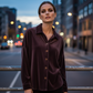 🎁 Hot Sale 50% OFF 🔥Women's Elegant Lapel Long Sleeve Button-Down Shirt