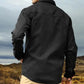 Men’s Flannel-Lined Western Snap Jacket