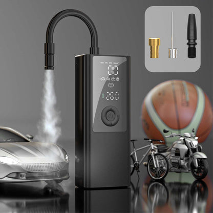 Multifunctional air pump with digital display