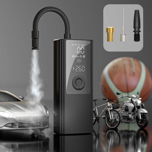 Multifunctional air pump with digital display