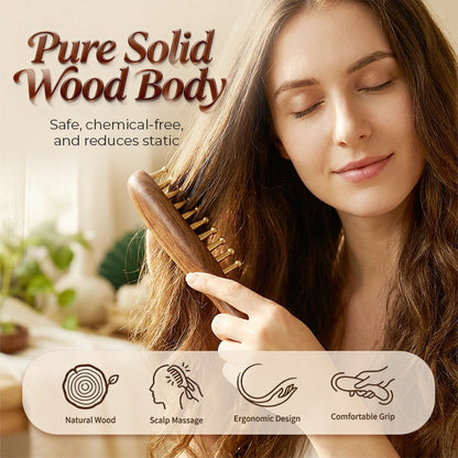 ❤️Natural Wood & Copper Scalp Massage Comb