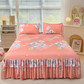 ⏳ Limited-time 50% off ⏰ Three-piece ruffled bedding set 🛏️