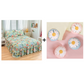 ⏳ Limited-time 50% off ⏰ Three-piece ruffled bedding set 🛏️