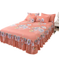 ⏳ Limited-time 50% off ⏰ Three-piece ruffled bedding set 🛏️