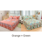 ⏳ Limited-time 50% off ⏰ Three-piece ruffled bedding set 🛏️