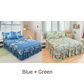 ⏳ Limited-time 50% off ⏰ Three-piece ruffled bedding set 🛏️