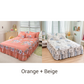 ⏳ Limited-time 50% off ⏰ Three-piece ruffled bedding set 🛏️