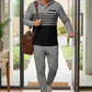 🔈🔈 49% OFF!!🔥👕Men's Color-Block Hooded Tracksuit Set👖