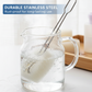 Long-handle bottle cleaning brush with sponge head