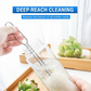 Long-handle bottle cleaning brush with sponge head