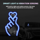 📢📢50%  OFF !! ⏰Solar-Powered Finger Heart LED Car Light
