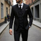 📢📢49%  OFF !! ⏰Men's Slim-Fit 3-Piece Suit Set🕴️