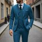📢📢49%  OFF !! ⏰Men's Slim-Fit 3-Piece Suit Set🕴️