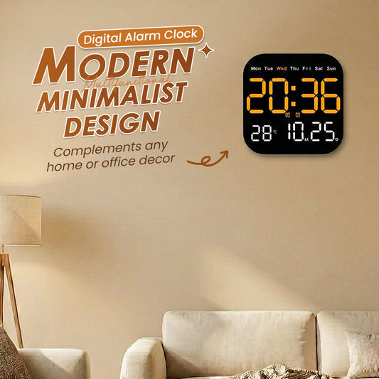 🥳2026 HOT SALE🥳💞50K+ SOLD!💥🕰️🛏️ 50% OFF! Home & Office Digital Clock – Gentle wake-up, no startling alarms! Adjustable brightness, quiet at night. Shows temperature too. A reliable companion for your daily routine. 🌙✨
