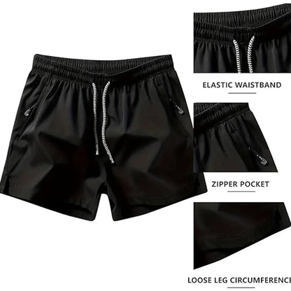 🏆 Meilleure Vente 2026 | Athletic Shorts with Quick-Dry Tech | Zipper Pockets for Essentials 📱