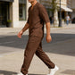 Men's Casual Short Sleeve Shirt & Pants Set