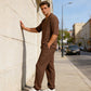 Men's Casual Short Sleeve Shirt & Pants Set