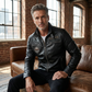 Men's Lined Faux Leather Biker Jacket✈️ Free shipping ✈️