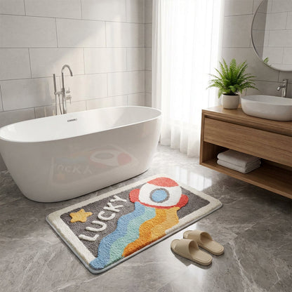 Rocket Absorbent Non-Slip Bath Mat