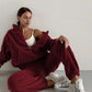 Women's Zip-Up Hoodie & Jogger 2-Piece Set