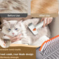 2-in-1 comb for pet examination and grooming